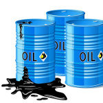 Leaking oil barrels