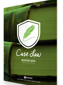 Preservation Case Law– Winter 2016 