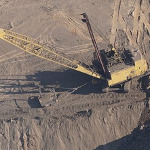 Coal mine dragline