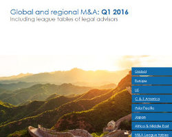 Firm Releases Global M&A Roundup With League Tables of Legal Advisors