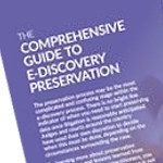 The Comprehensive Guide to E-Discovery Preservation